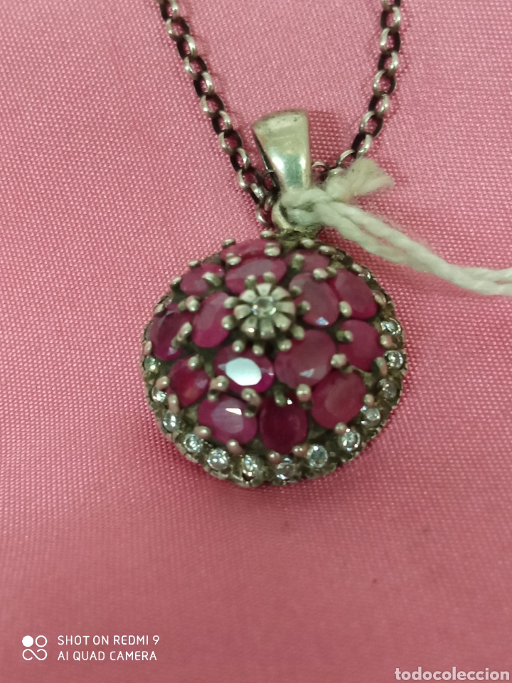 Antig&uuml;edades: colgante cadena plata + - Foto 1