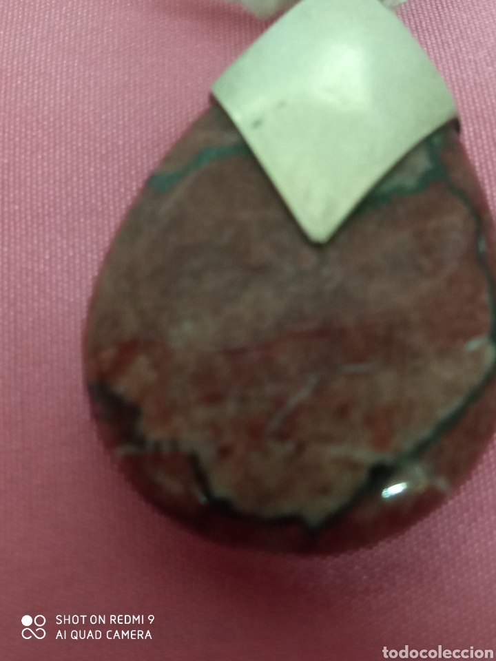 Antig&uuml;edades: Colgante plata y piedras + - Foto 2