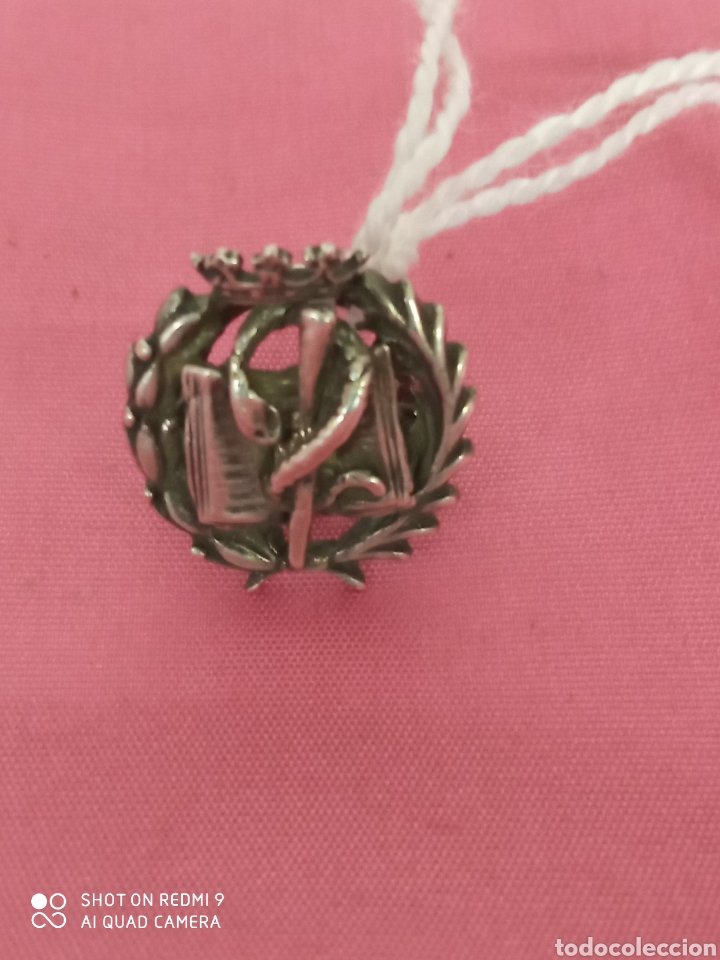 Antiquit&eacute;s: Insignia plata farmacia +