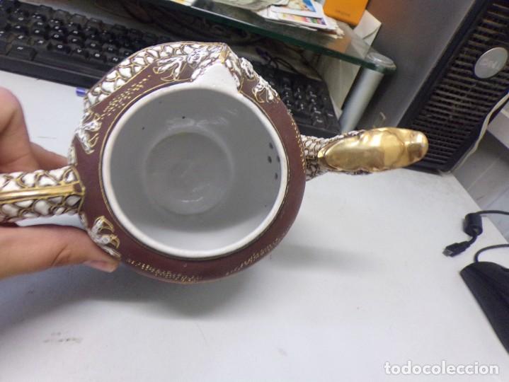 Antigüedades: juego de cafe o te porcelana antiguo de japon satsuma o parecido - Foto 20 - 273719648