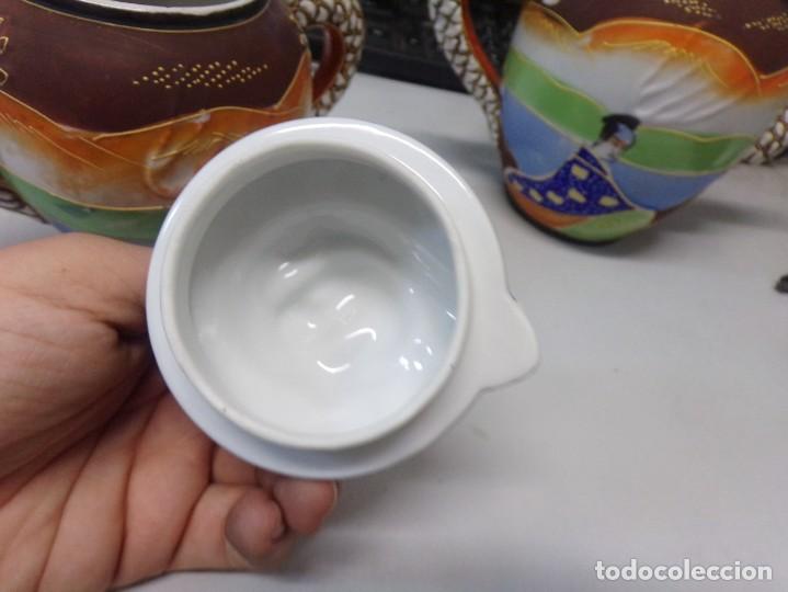 Antigüedades: juego de cafe o te porcelana antiguo de japon satsuma o parecido - Foto 25 - 273719648