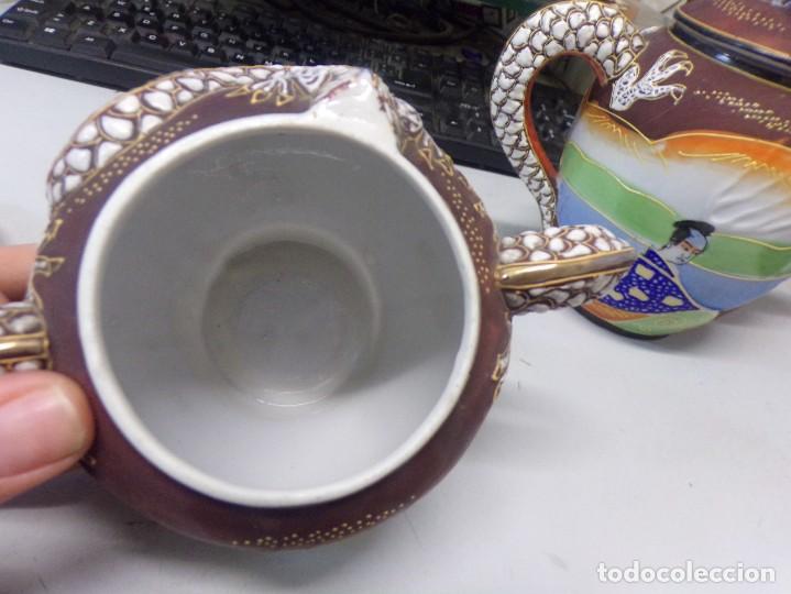 Antigüedades: juego de cafe o te porcelana antiguo de japon satsuma o parecido - Foto 26 - 273719648