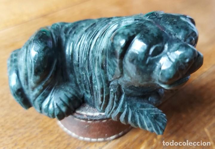 Antig&uuml;edades: Perro de piedra. Parece Pekin&eacute;s - Foto 5