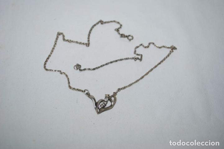Antig&uuml;edades: GARGANTILLA MODERNA DE PLATA . - Foto 1