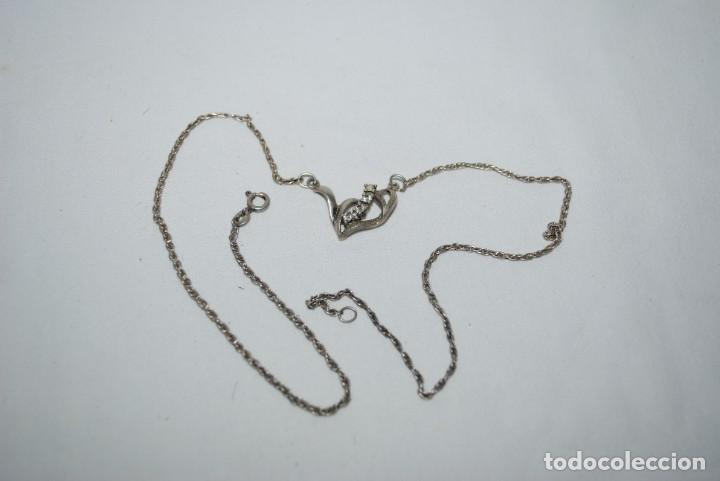 Antig&uuml;edades: GARGANTILLA MODERNA DE PLATA . - Foto 2