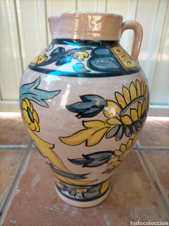 Antig&uuml;edades: ANTIGUO JARRON DE CERAMICA
