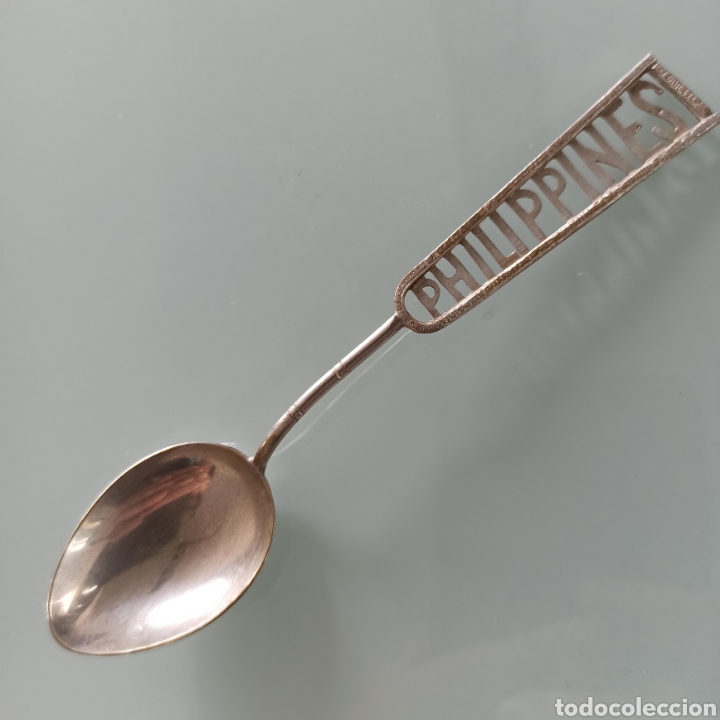 Antiquit&eacute;s: Preciosa y rara cuchara de colecci&oacute;n de Filipinas * Philiippines