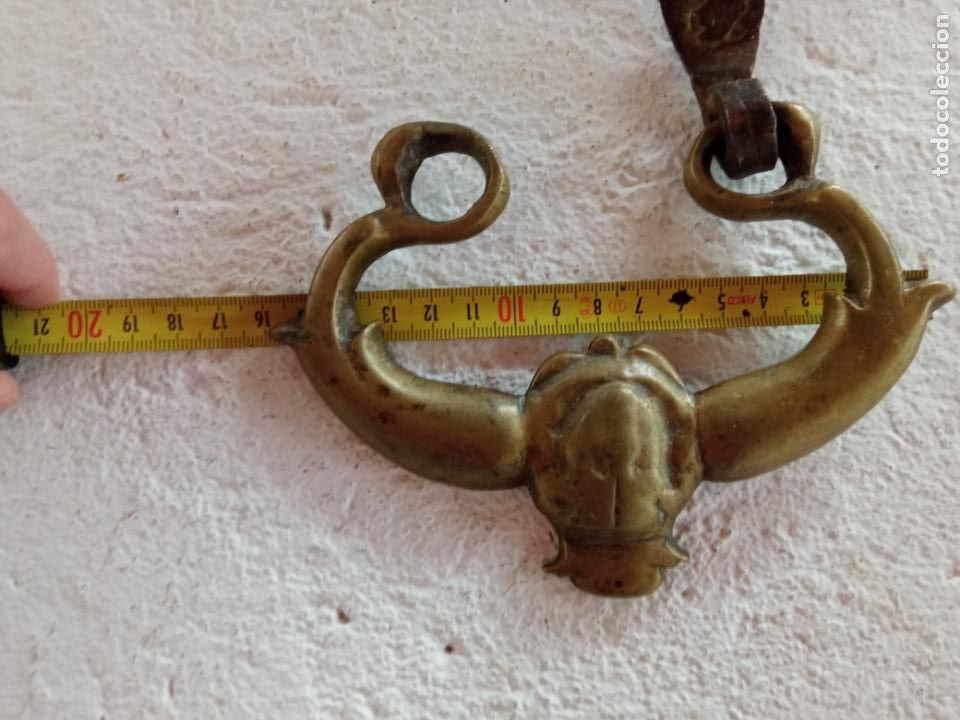 Antig&uuml;edades: Asa de bronce (brasero??) - Foto 5