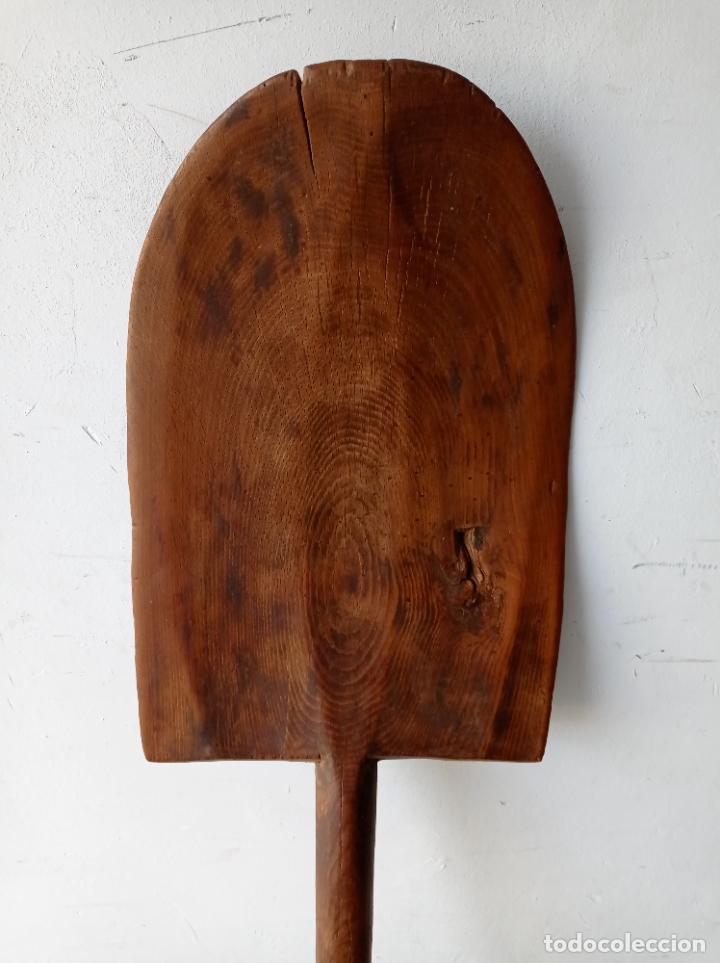 Antig&uuml;edades: ANTIGUA PALA DE MADERA DE CASTA&Ntilde;O - Foto 2
