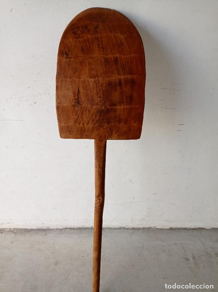 Antig&uuml;edades: ANTIGUA PALA DE MADERA DE CASTA&Ntilde;O - Foto 3