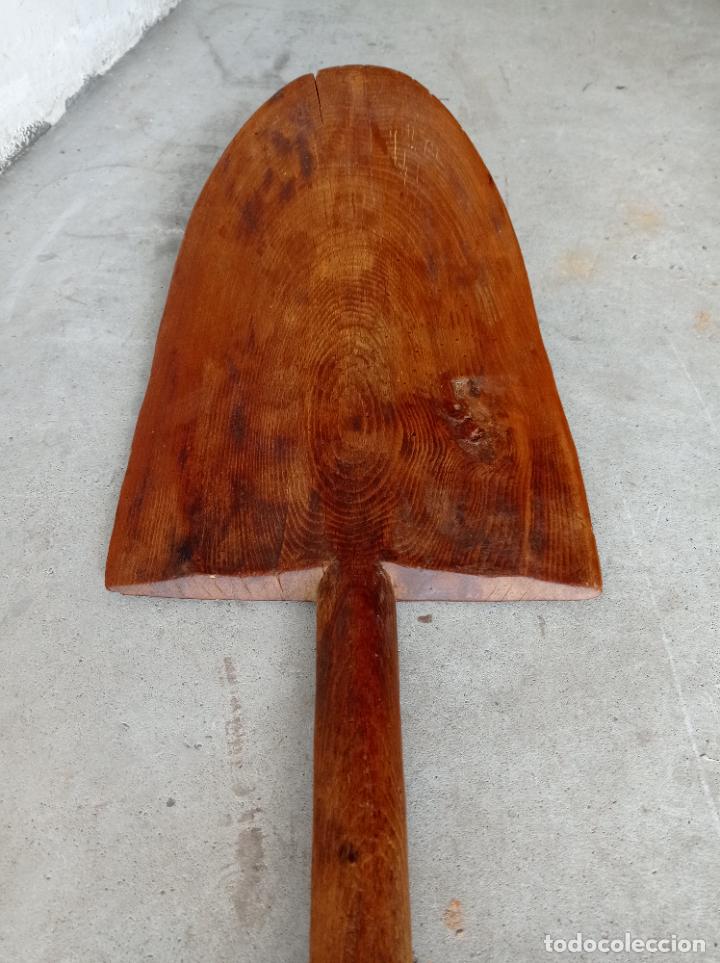 Antig&uuml;edades: ANTIGUA PALA DE MADERA DE CASTA&Ntilde;O - Foto 5