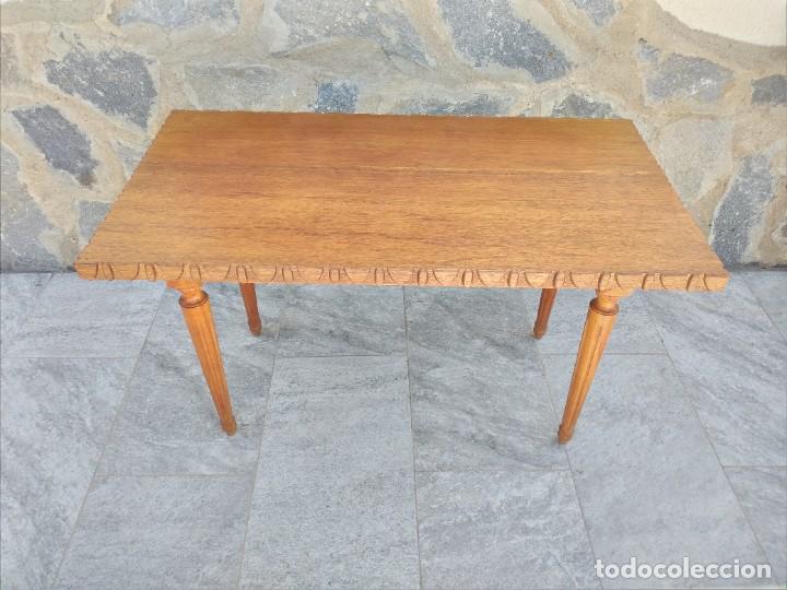 Antig&uuml;edades: Preciosa mesa de madera de roble. mesa de centro. - Foto 2