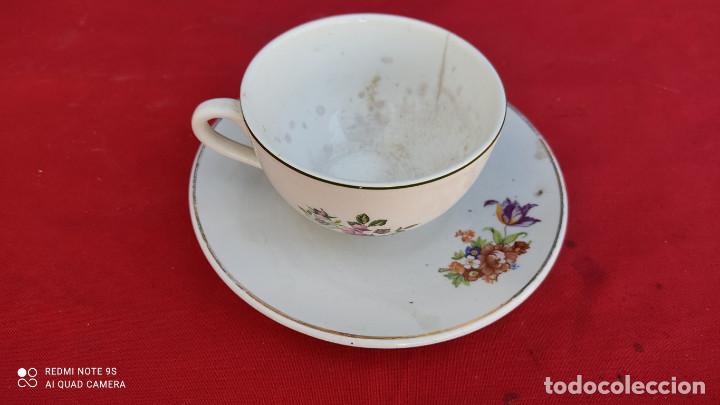 Antig&uuml;edades: taza y plato - Foto 2
