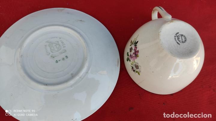 Antig&uuml;edades: taza y plato - Foto 3