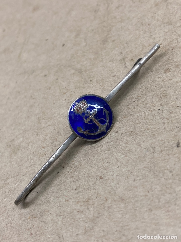 Antig&uuml;edades: Pasa corbata de plata y esmaltado /PC6 - Foto 1