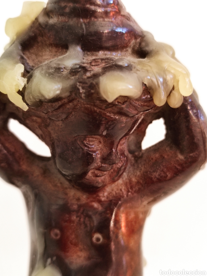 Antig&uuml;edades: Decorativo candelero con putto - Foto 7