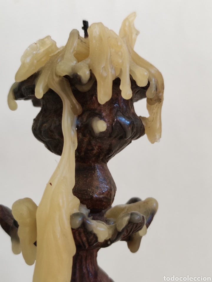 Antig&uuml;edades: Decorativo candelero con putto - Foto 8