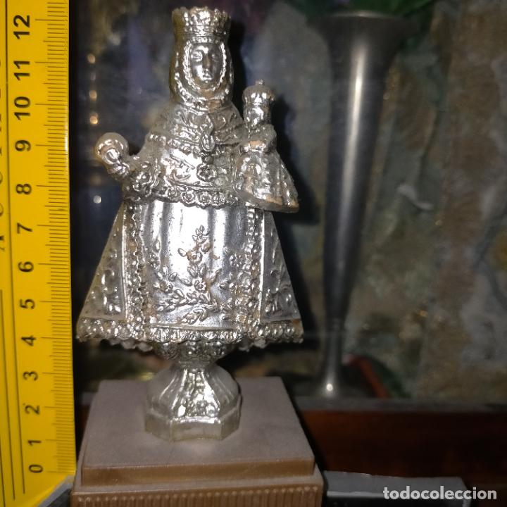 Antig&uuml;edades: IMAGEN VIRGEN DE plastico plateada , - Foto 1