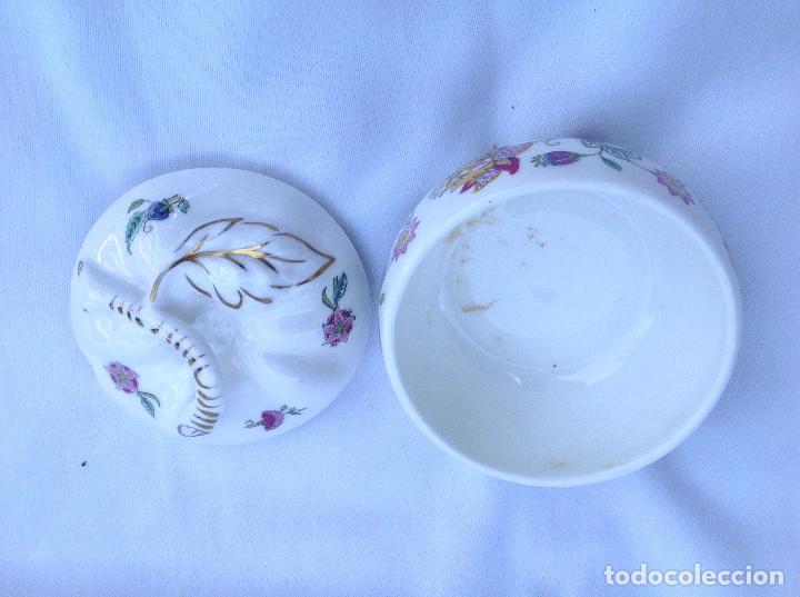 Antig&uuml;edades: Azucarero de loza Minton - Foto 2