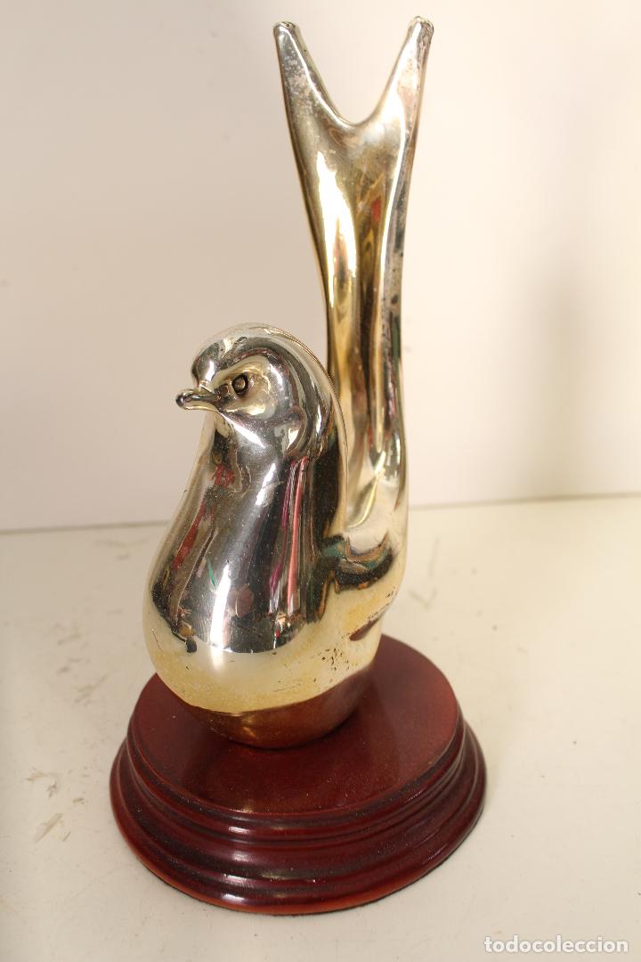 Antig&uuml;edades: figura paloma plateada - Foto 1