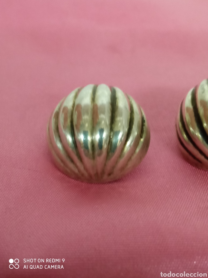 Antig&uuml;edades: Pendientes plata + - Foto 2