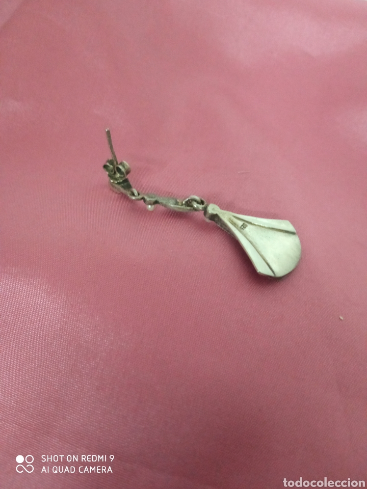 Antig&uuml;edades: Pendientes plata turquesa + - Foto 3