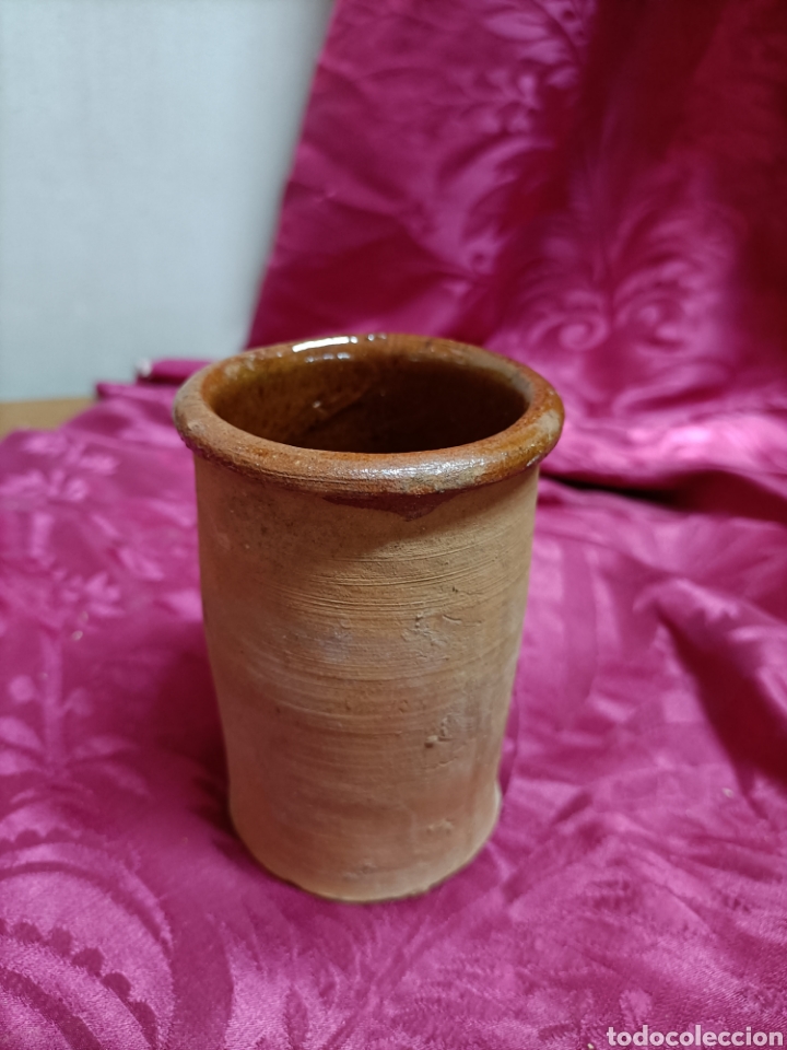 Antig&uuml;edades: Vaso de barro. 10 cms - Foto 1