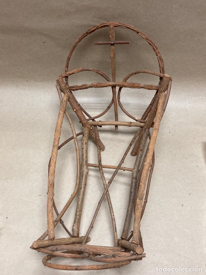 Antig&uuml;edades: Ni&ntilde;o Jes&uacute;s antiguo con cuna - Foto 6
