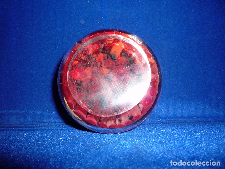 Antig&uuml;edades: PISAPAPEL CRISTAL ROJO - Foto 4