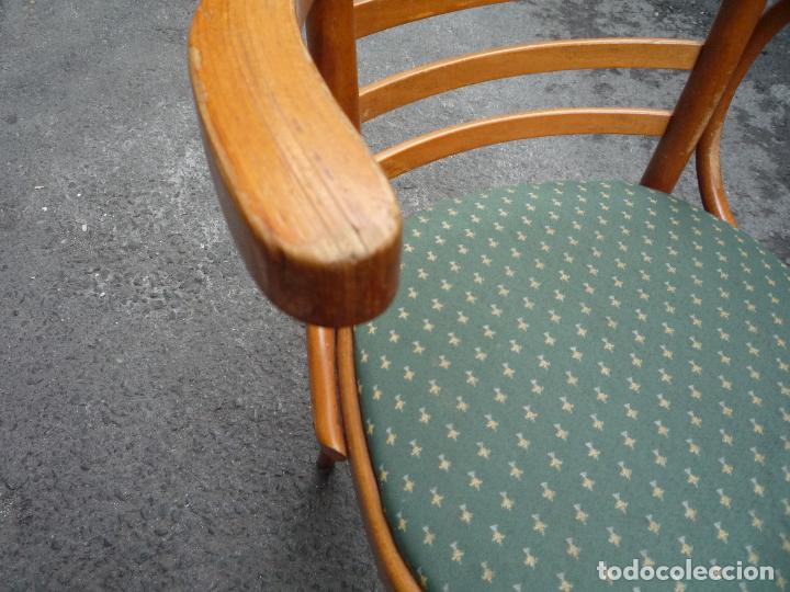 Antig&uuml;edades: SILLA DESPACHO ROBLE CON BRAZOS - Foto 2