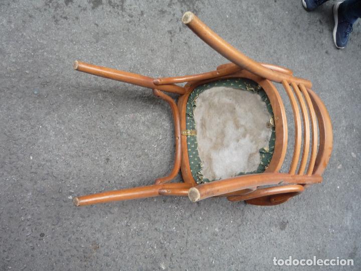 Antig&uuml;edades: SILLA DESPACHO ROBLE CON BRAZOS - Foto 3