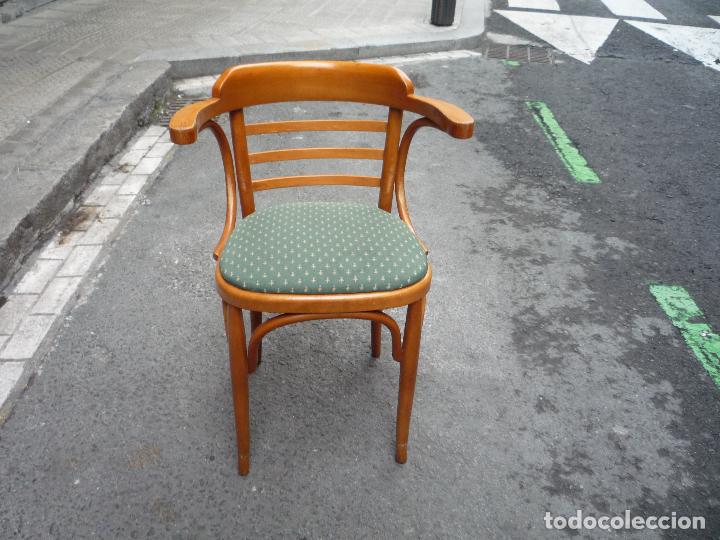 Antig&uuml;edades: SILLA DESPACHO ROBLE CON BRAZOS - Foto 5