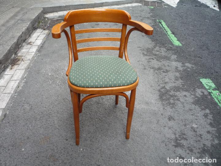 Antig&uuml;edades: SILLA DESPACHO ROBLE CON BRAZOS - Foto 1