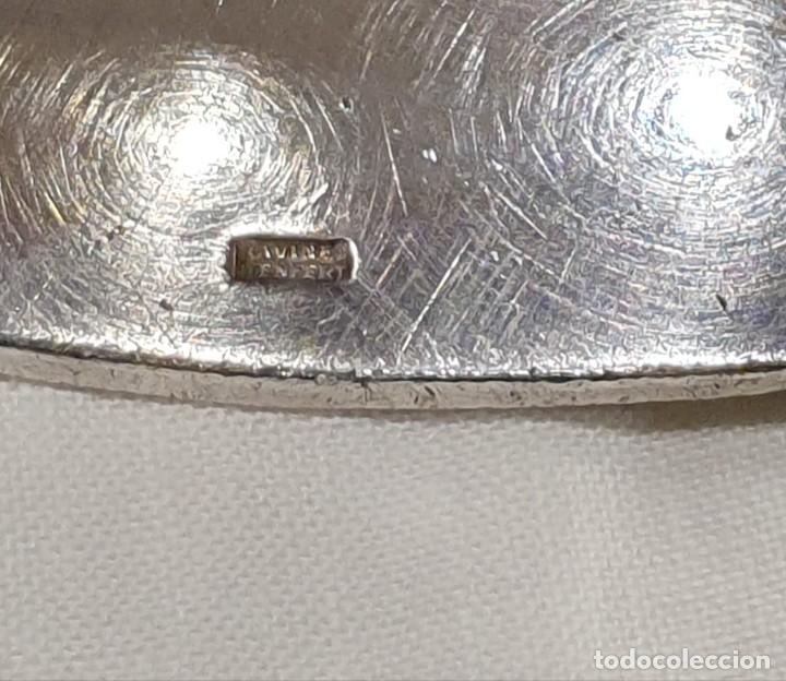 Antig&uuml;edades: Cuchar&oacute;n ba&ntilde;o de plata con sello. - Foto 6