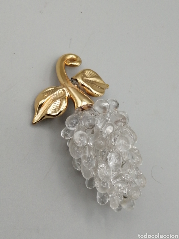 Antig&uuml;edades: Cristal de murano y oro l&iacute;quido. Racimo uvas - Foto 2