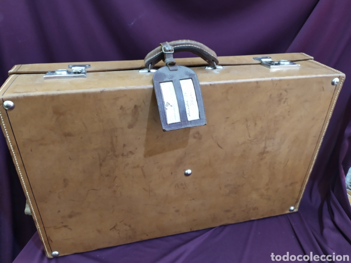 Antig&uuml;edades: Maleta de viaje con complementos o tocador - Foto 7