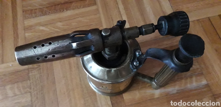 Antig&uuml;edades: Candileja de soldador - Foto 3