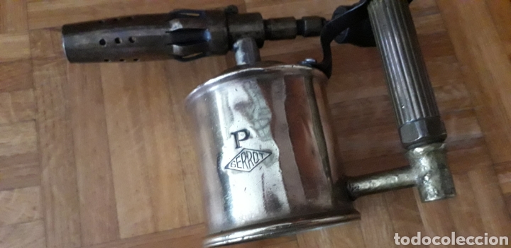 Antig&uuml;edades: Candileja de soldador - Foto 4