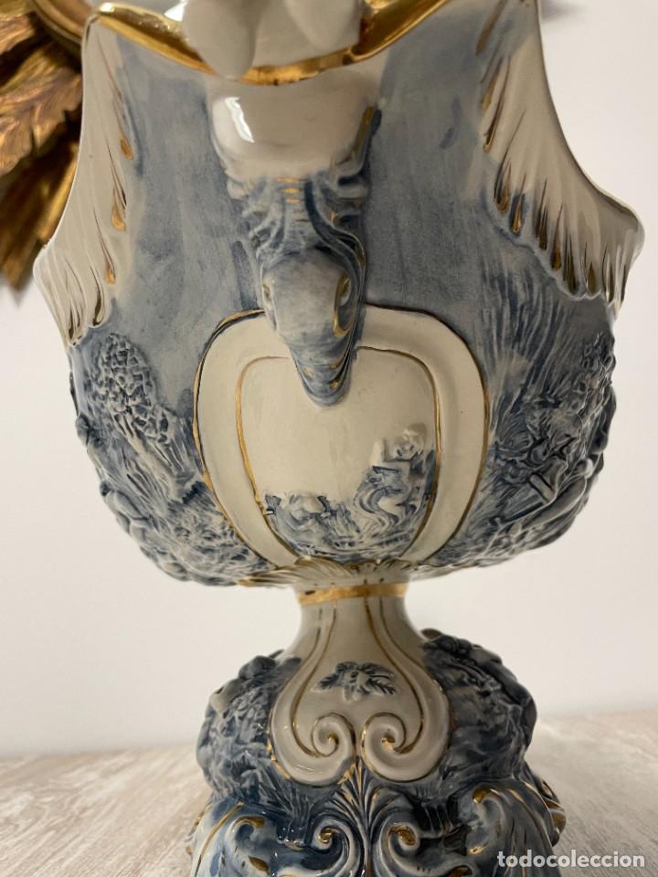 Antig&uuml;edades: ANTIGUO CENTRO DE MESA DE CERAMICA CAPODIMONTE - Foto 10