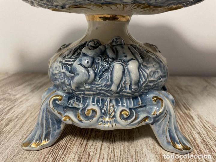 Antig&uuml;edades: ANTIGUO CENTRO DE MESA DE CERAMICA CAPODIMONTE - Foto 11