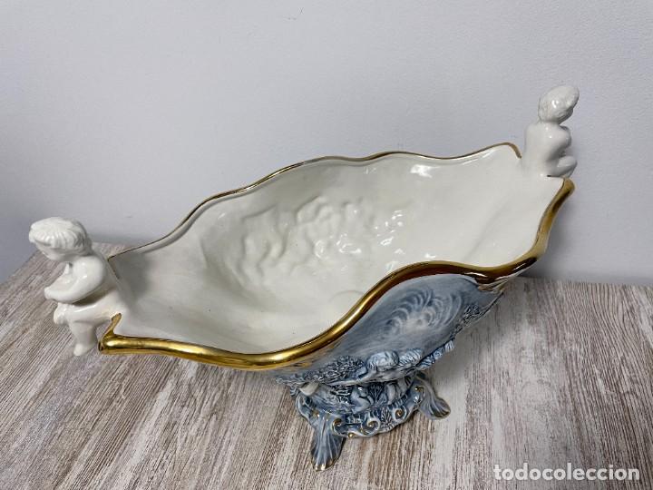 Antig&uuml;edades: ANTIGUO CENTRO DE MESA DE CERAMICA CAPODIMONTE - Foto 13