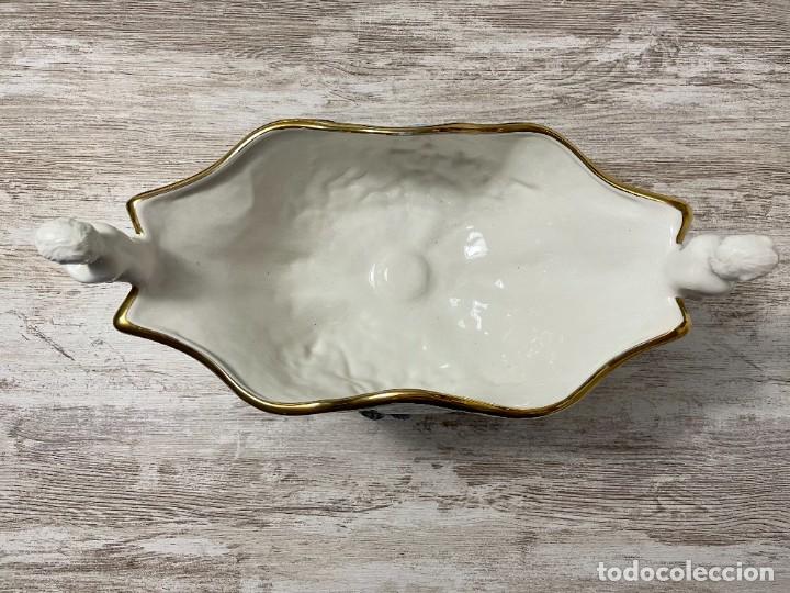 Antig&uuml;edades: ANTIGUO CENTRO DE MESA DE CERAMICA CAPODIMONTE - Foto 14