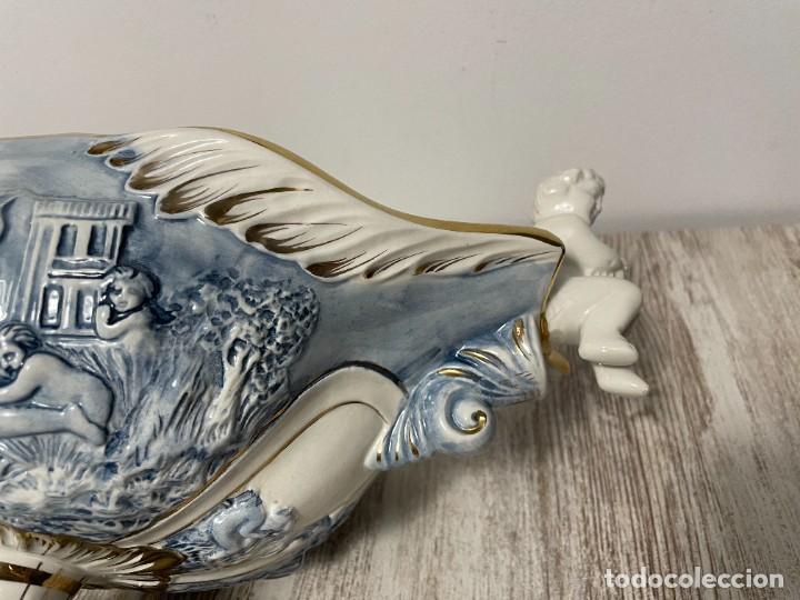 Antig&uuml;edades: ANTIGUO CENTRO DE MESA DE CERAMICA CAPODIMONTE - Foto 17
