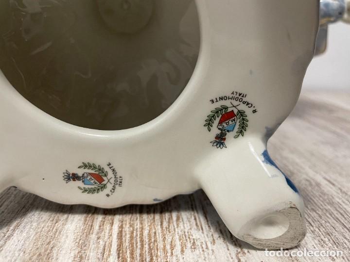 Antig&uuml;edades: ANTIGUO CENTRO DE MESA DE CERAMICA CAPODIMONTE - Foto 18