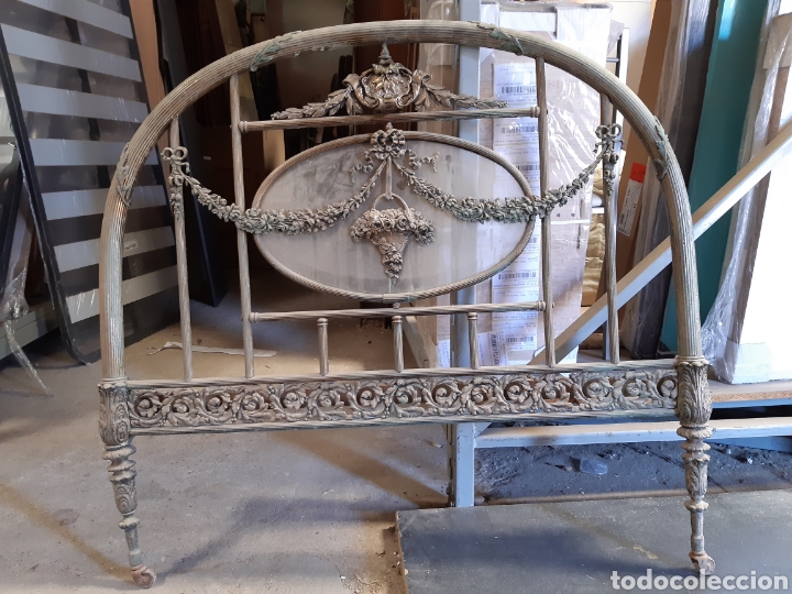 Antig&uuml;edades: Cama Laton-Bronce - Foto 3