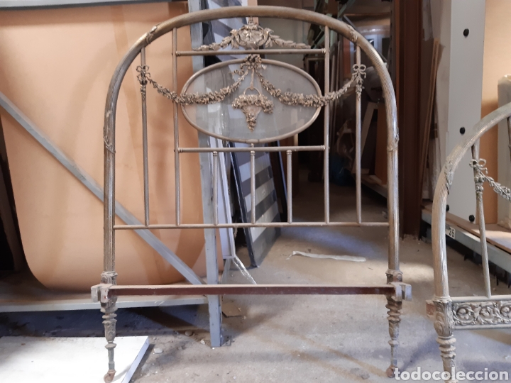 Antig&uuml;edades: Cama Laton-Bronce - Foto 1