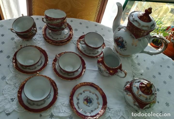 Antig&uuml;edades: Juego caf&eacute; porcelana - Foto 3