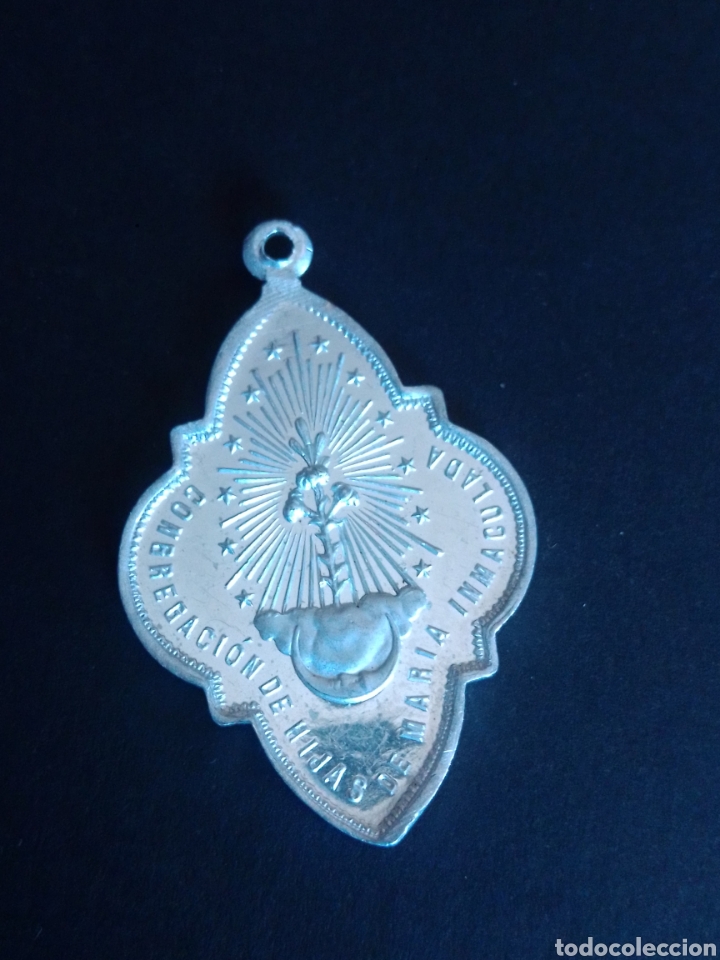 Antig&uuml;edades: MEDALLA DE LA VIRGEN INMACULADA. 3,7 X 2 CM. - Foto 2