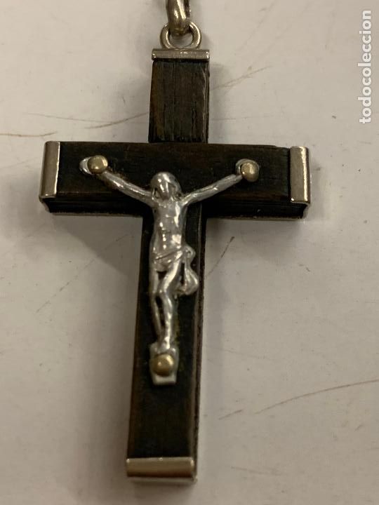 Antig&uuml;edades: Antiguo rosario, 45cms de largo - Foto 3