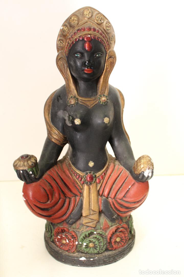 Antig&uuml;edades: figura de diosa hind&uacute; - Foto 4
